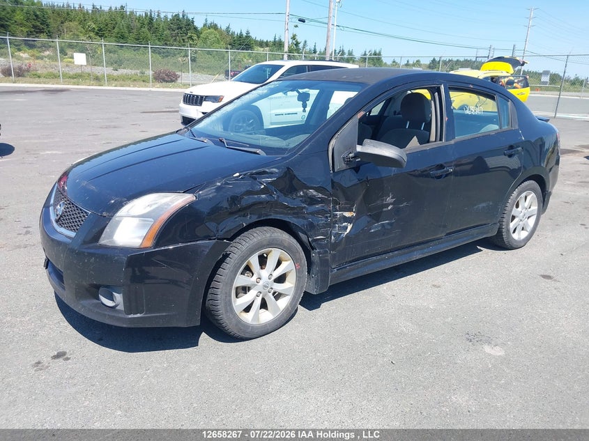 2012 Nissan Sentra, Left Front, IAAI, VIN 3N1AB6AP3CL699325 — photo 2