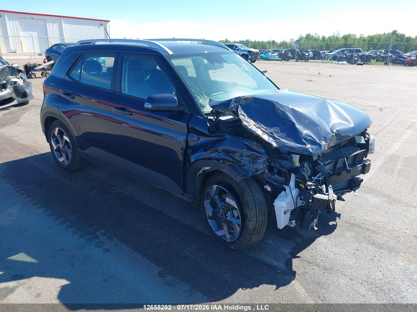 Vin: kmhrc8a37ru300772, lot: 3060451, hyundai venue ultimate with denim interior 2024 img_1