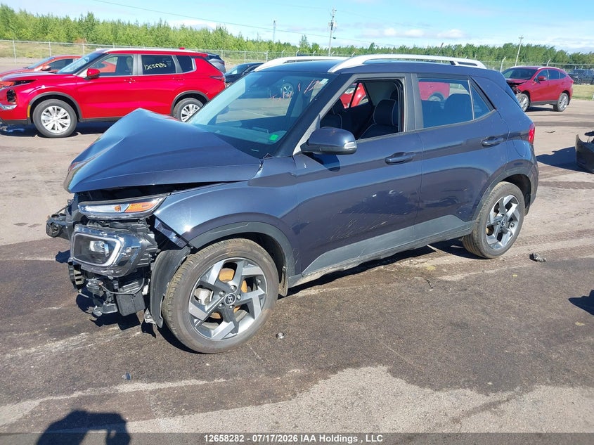 Vin: kmhrc8a37ru300772, lot: 3060451, hyundai venue ultimate with denim interior 20242