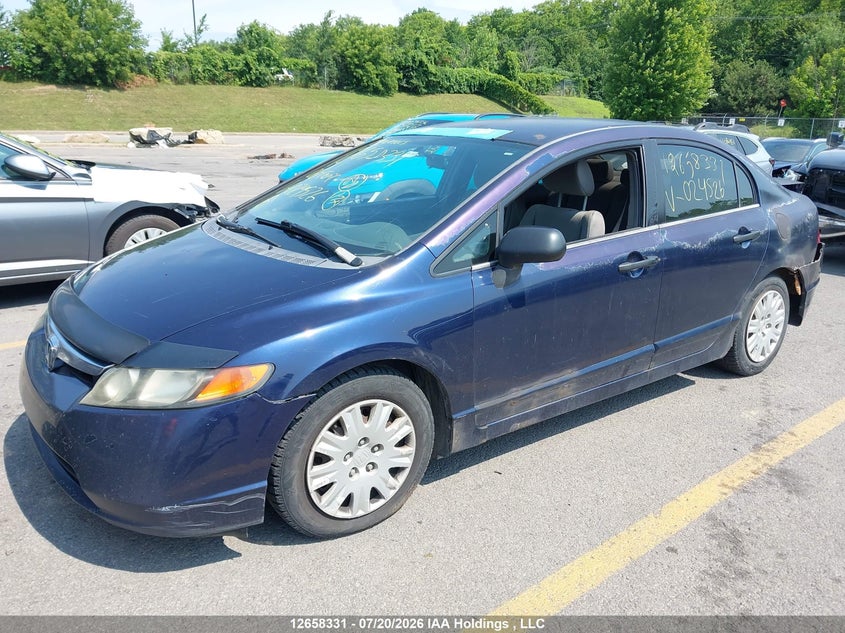 2006 Honda Civic, Удар ззаду, IAAI, VIN 2HGFA16376H024526 — фото 2