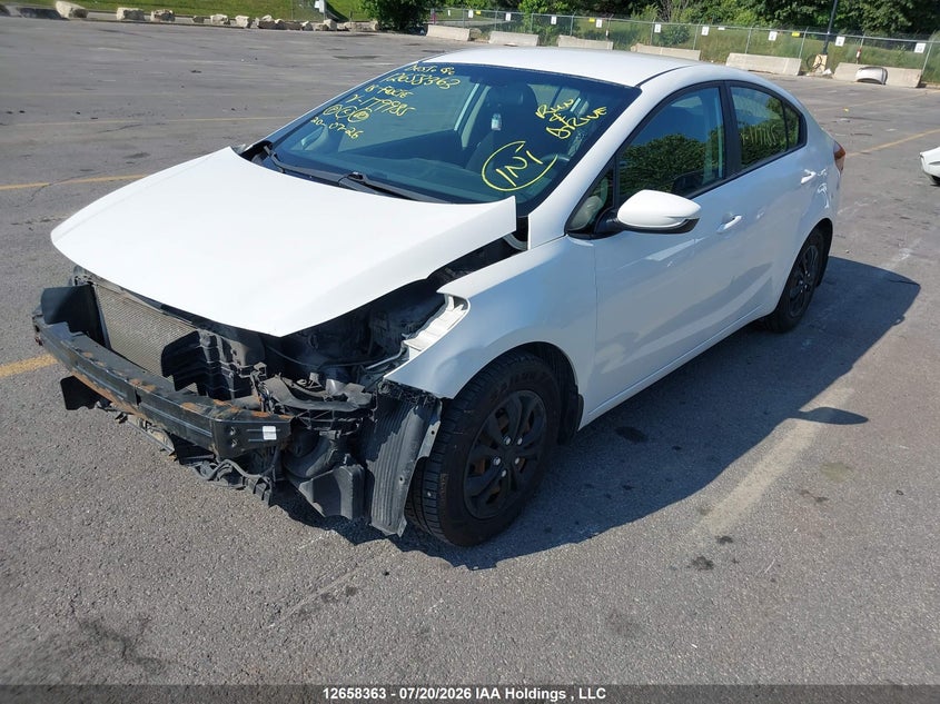 Vin: 3kpfk4a78je179985, lot: 3060534, kia forte lx 20182