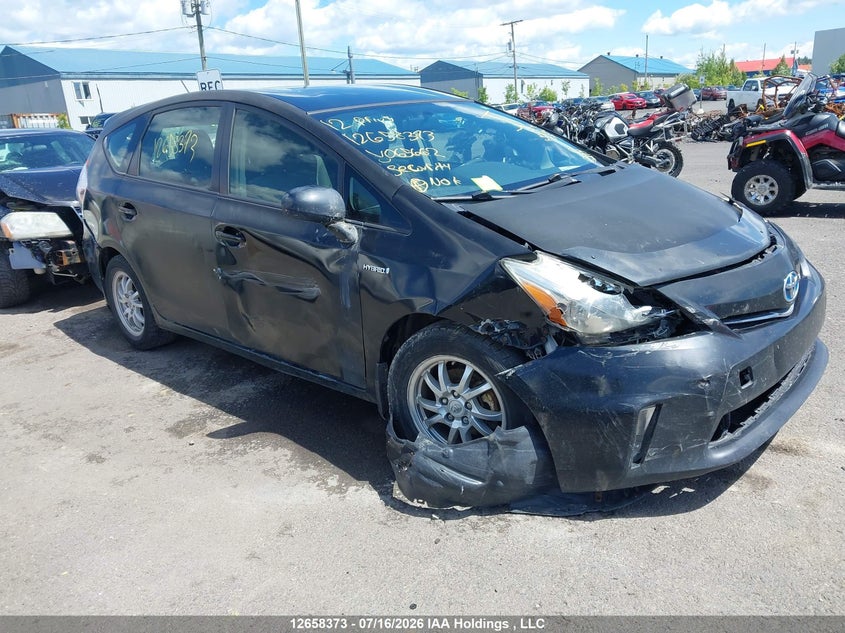 2012 Toyota Prius V, Right Front, IAAI, VIN JTDZN3EU5C3065662
