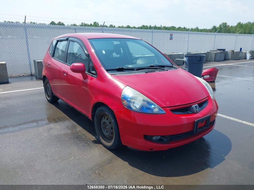 2008 Honda Fit Sport, Front, IAAI, VIN JHMGD38698S813364