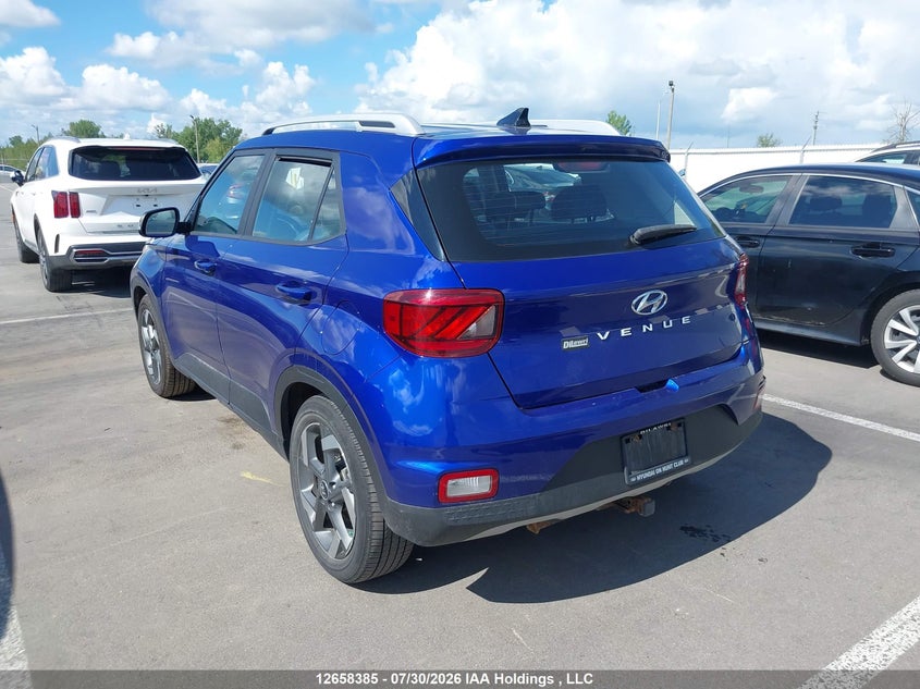 Vin: kmhrc8a32lu026985, lot: 3060556, hyundai venue ultimate with denim blue interior colour pack 20203