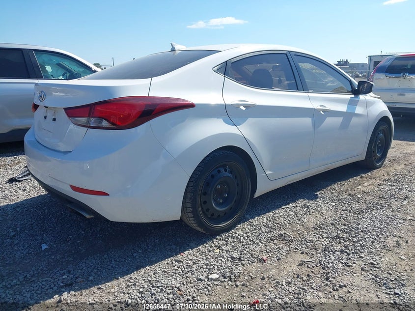 Vin: kmhdh4ah6gu626754, lot: 3060618, hyundai elantra gls 20164