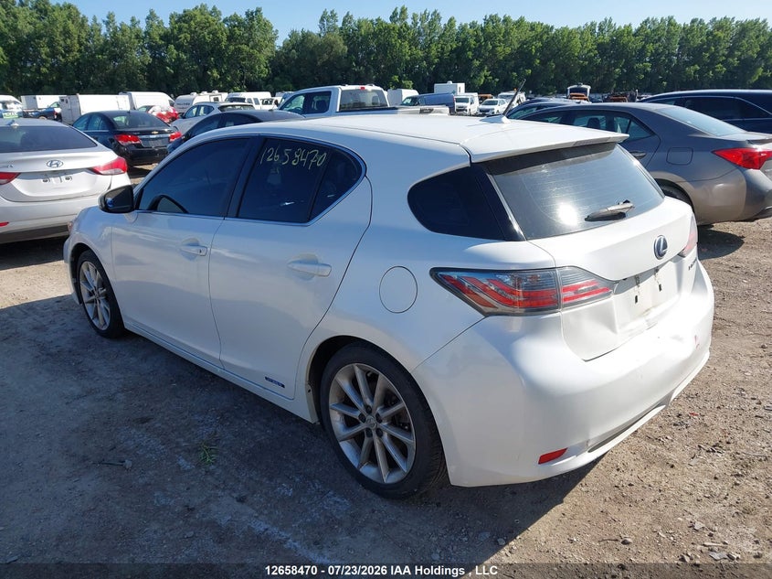 Vin: jthkd5bh1c2077609, lot: 3060643, lexus ct 200 20123