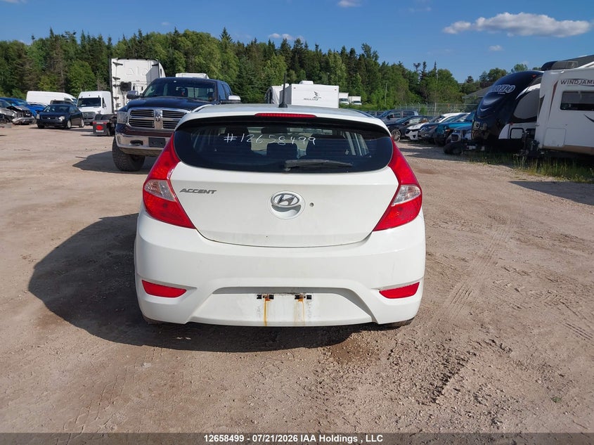 2016 HYUNDAI ACCENT HATCHBACK 1.6L I-4 DI, DOHC, VVT, 137HP