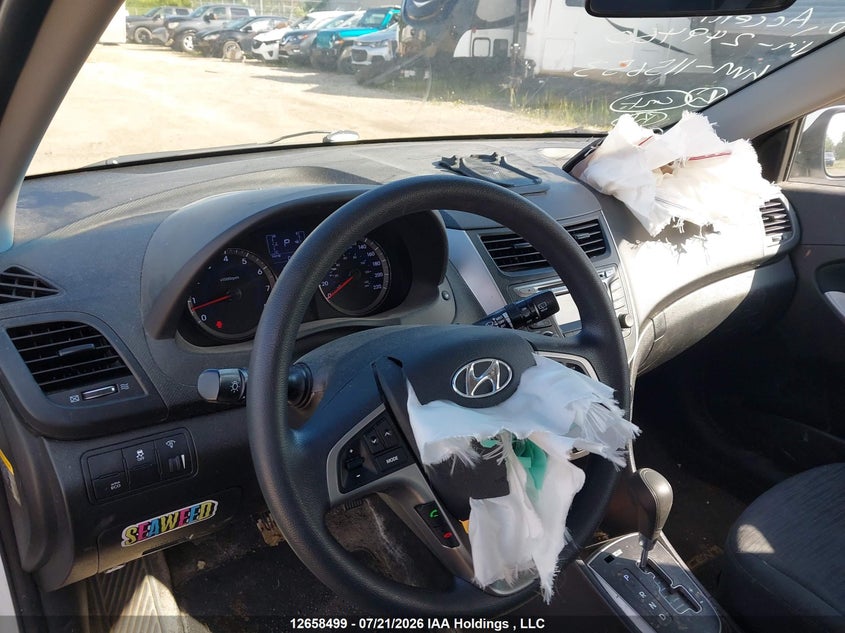 2016 HYUNDAI ACCENT HATCHBACK 1.6L I-4 DI, DOHC, VVT, 137HP