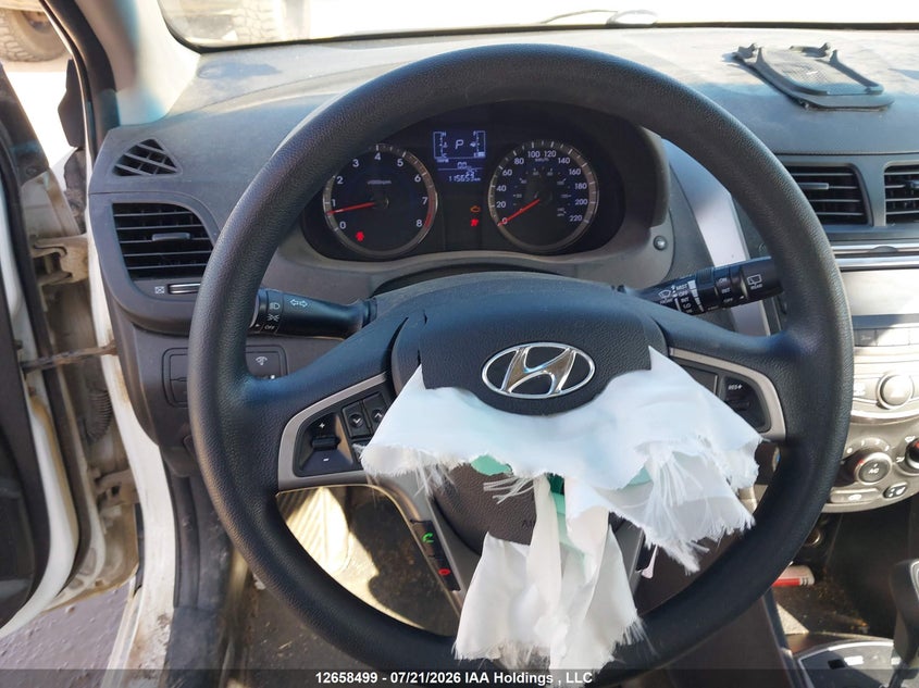2016 HYUNDAI ACCENT HATCHBACK 1.6L I-4 DI, DOHC, VVT, 137HP
