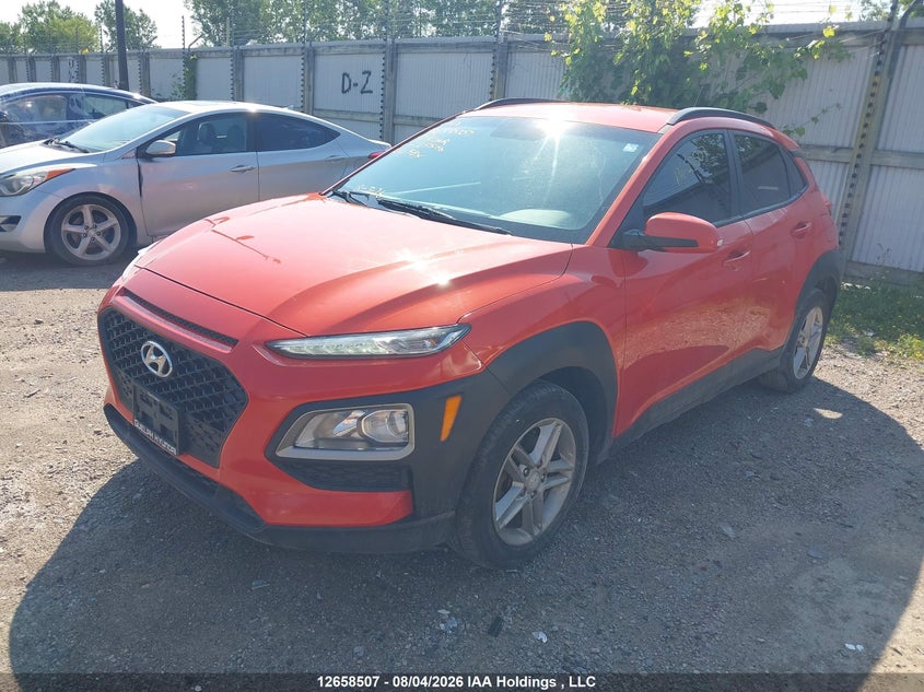 Vin: km8k12aa8ku215500, lot: 3060685, hyundai kona se 20192
