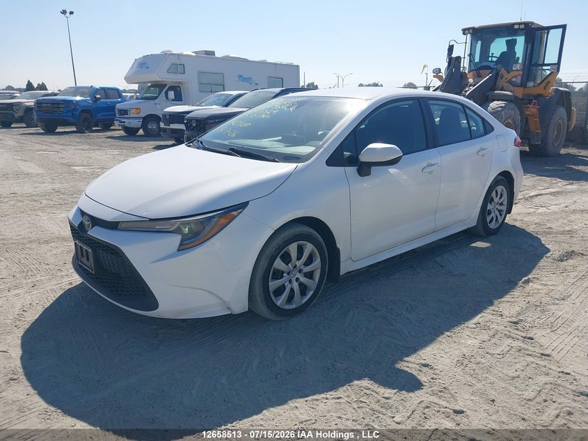 2020 Toyota Corolla, Изъятое, IAAI, VIN 5YFBPRBE0LP133529 — фото 2
