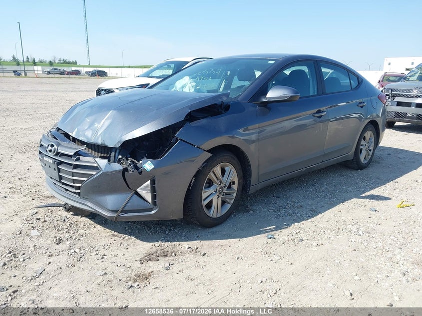 2020 Hyundai Elantra Sel/Value/Limited, Удар спереди, IAAI, VIN KMHD84LF3LU003372 — фото 2