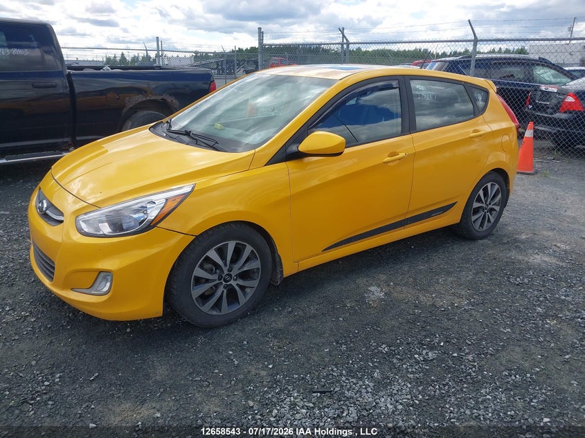 2017 Hyundai Accent, Right Front, IAAI, VIN KMHCT5AE4HU323334 — photo 2