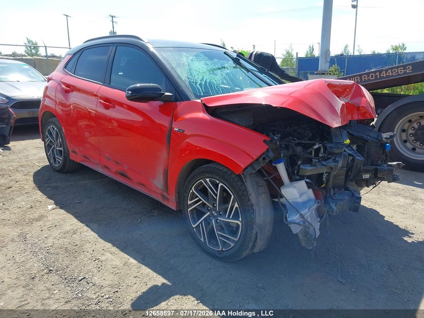 2023 Hyundai Kona, Front, IAAI, VIN KM8K3CA33PU977254