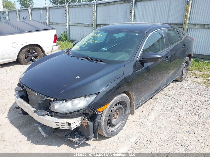Vin: 2hgfc2e51jh005093, lot: 3060785, honda civic lx 20182