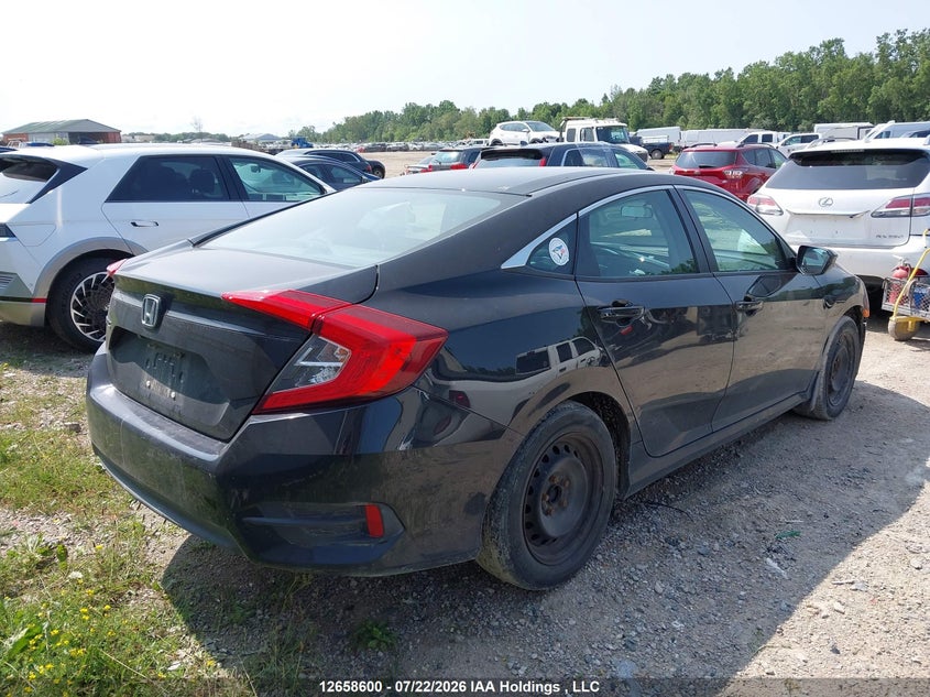 Vin: 2hgfc2e51jh005093, lot: 3060785, honda civic lx 20184