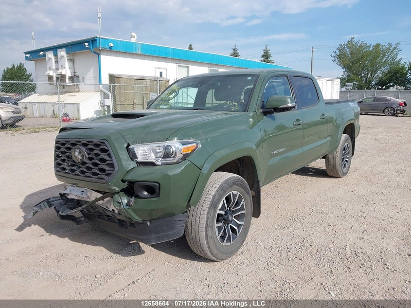 2021 Toyota Tacoma, Удар спереди, IAAI, VIN 5TFDZ5BN2MX058606 — фото 2