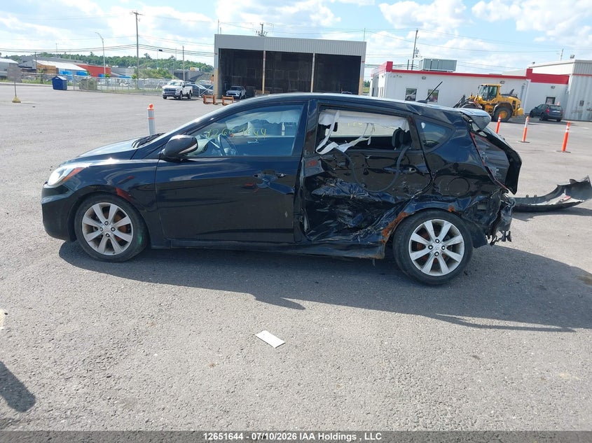 2014 Hyundai Accent Gls VIN: KMHCU5AE6EU197440 Lot: 12651644X