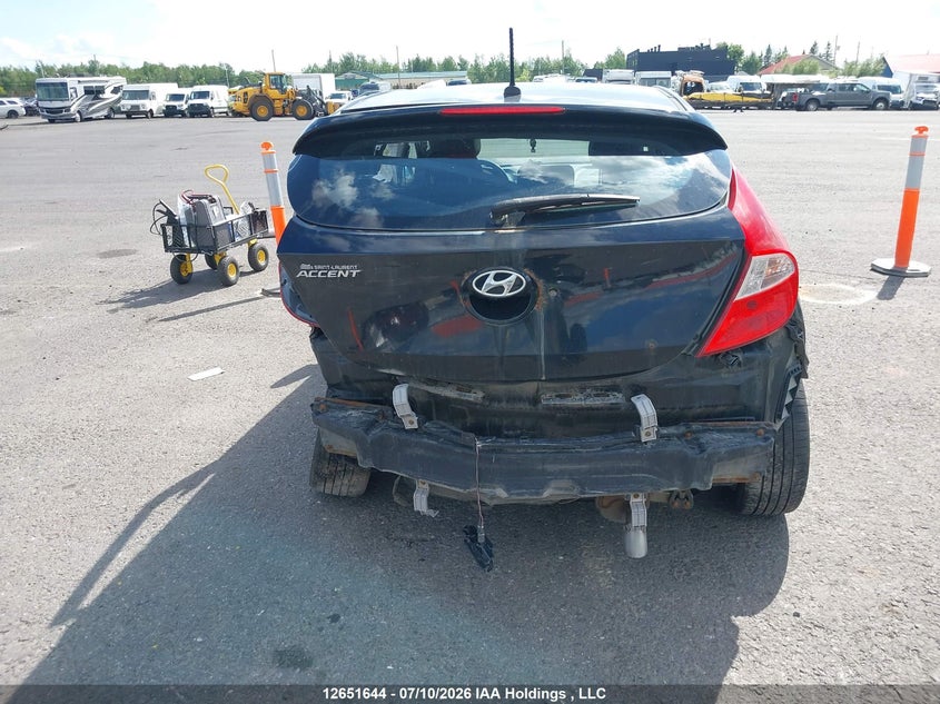 2014 Hyundai Accent Gls VIN: KMHCU5AE6EU197440 Lot: 12651644X