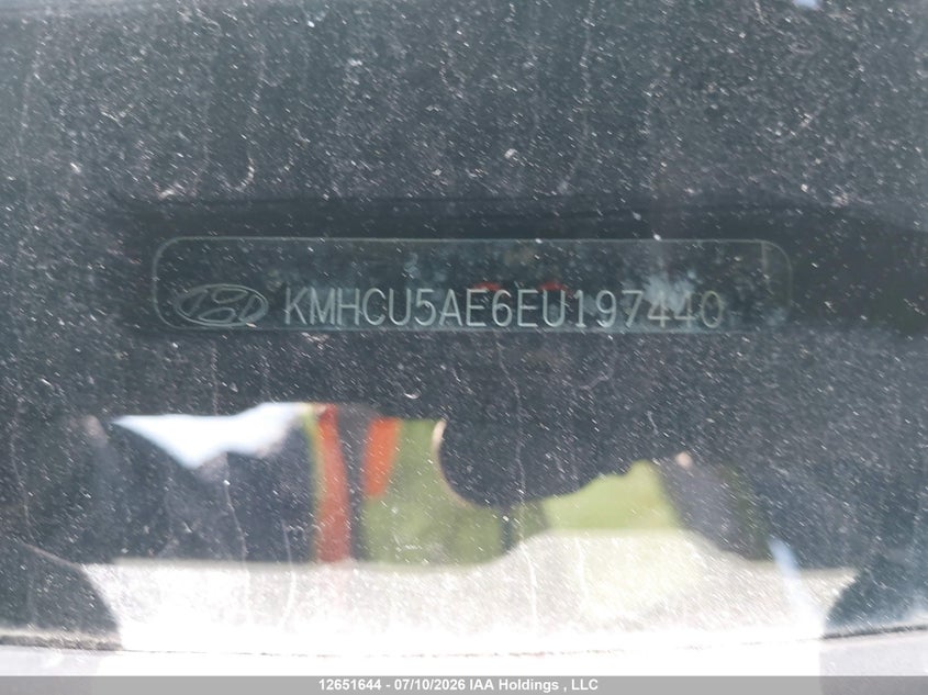2014 Hyundai Accent Gls VIN: KMHCU5AE6EU197440 Lot: 12651644X