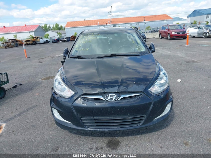 2014 Hyundai Accent Gls VIN: KMHCU5AE6EU197440 Lot: 12651644X