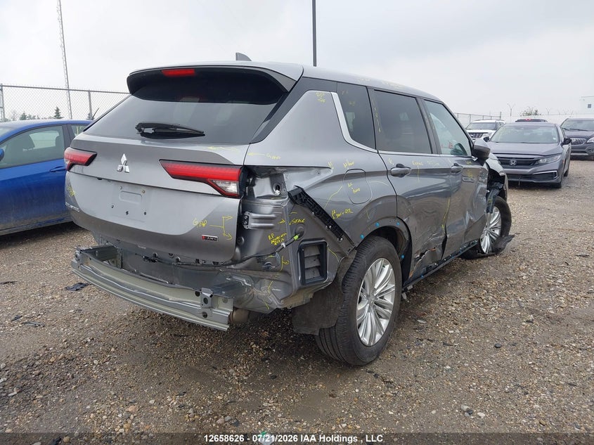 2022 Mitsubishi Outlander Es VIN: JA4J4TA83NZ605366 Lot: 12658626