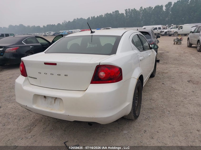 Vin: 1c3cdzabxcn311436, lot: 3060822, dodge avenger 20124