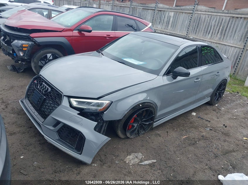 2018 Audi RS3, Удар спереди, IAAI, VIN WUABWGFF7J1902610 — фото 2