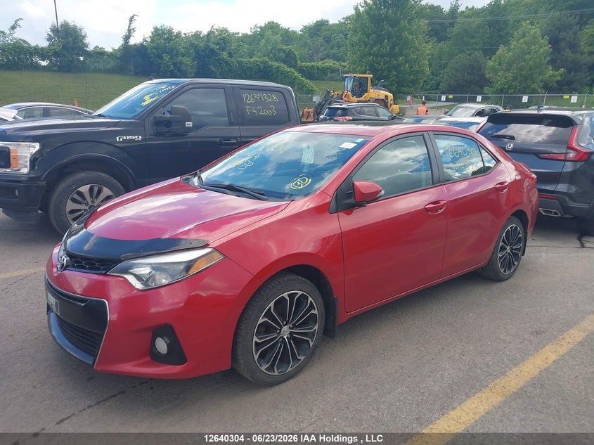 2016 Toyota Corolla, Right Side, IAAI, VIN 2T1BURHE5GC744873 — photo 2