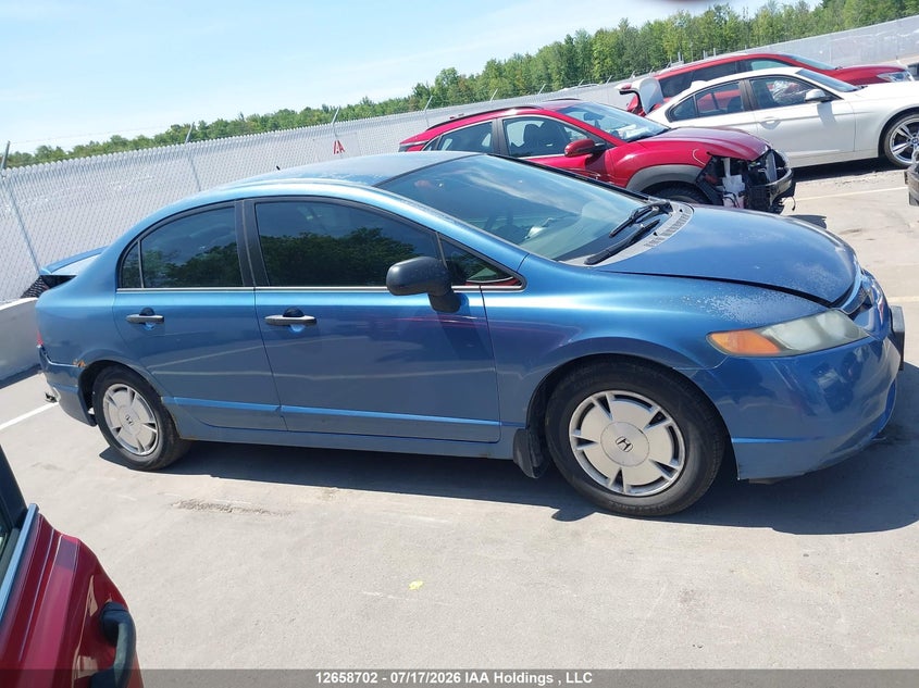 2008 HONDA CIVIC SEDAN 1.8L I-4 VVT, 140HP