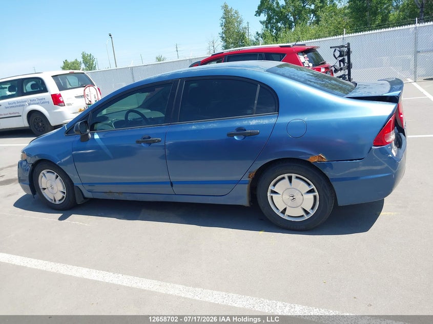 2008 HONDA CIVIC SEDAN 1.8L I-4 VVT, 140HP