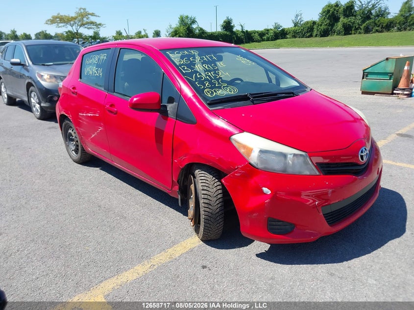Vin: jtdktud31dd549524, lot: 3060920, toyota yaris le 2013 img_1