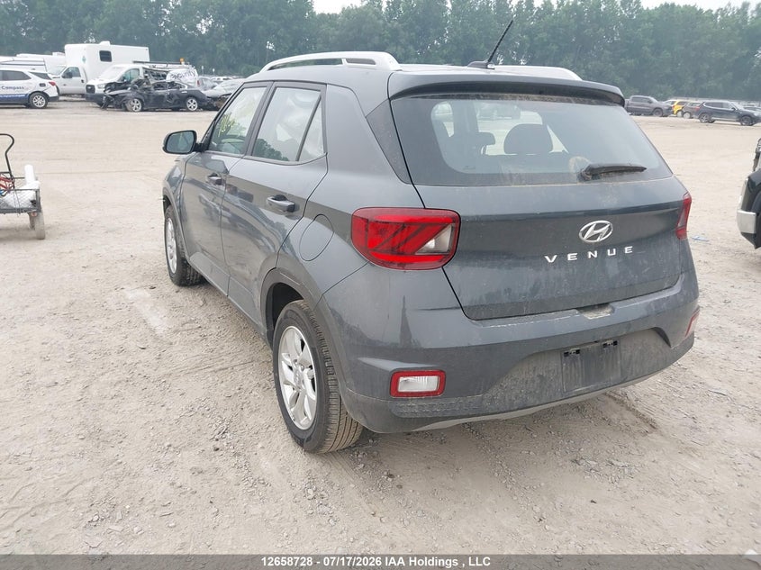 Vin: kmhrc8a35su393040, lot: 3060931, hyundai venue preferred 20253