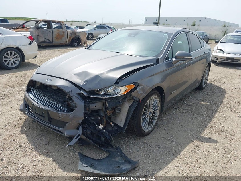 2013 Ford Fusion, Удар спереду, IAAI, VIN 3FA6P0LUXDR100302 — фото 2