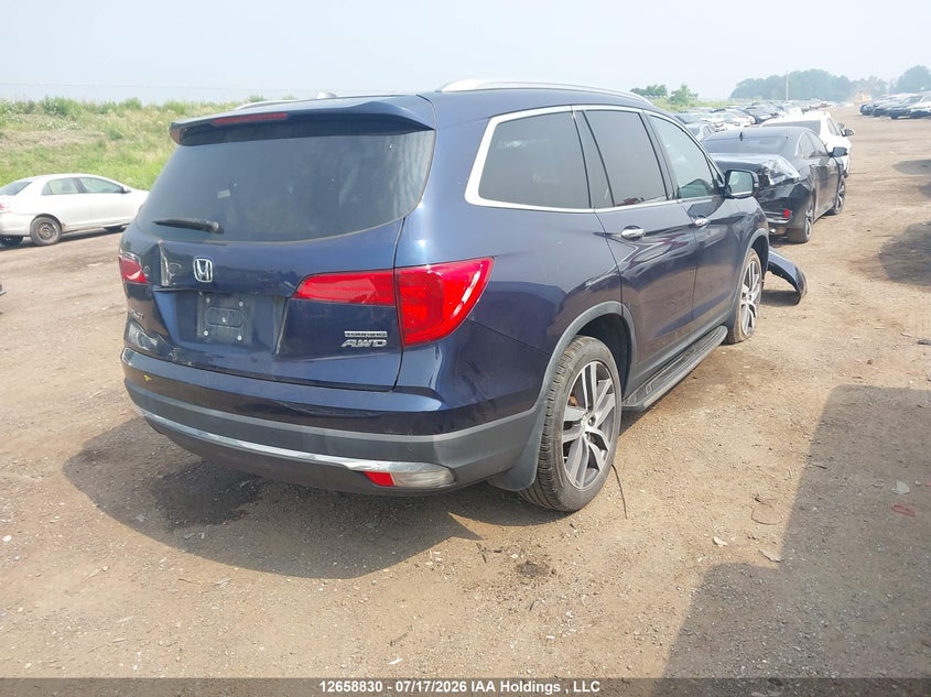 Vin: 5fnyf6h92hb509284, lot: 3061038, honda pilot touring 20174