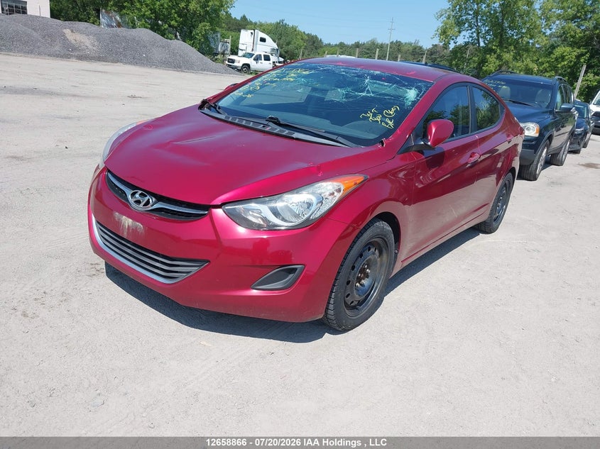 2013 Hyundai Elantra Gl, Front, IAAI, VIN 5NPDH4AE8DH435174 — photo 2