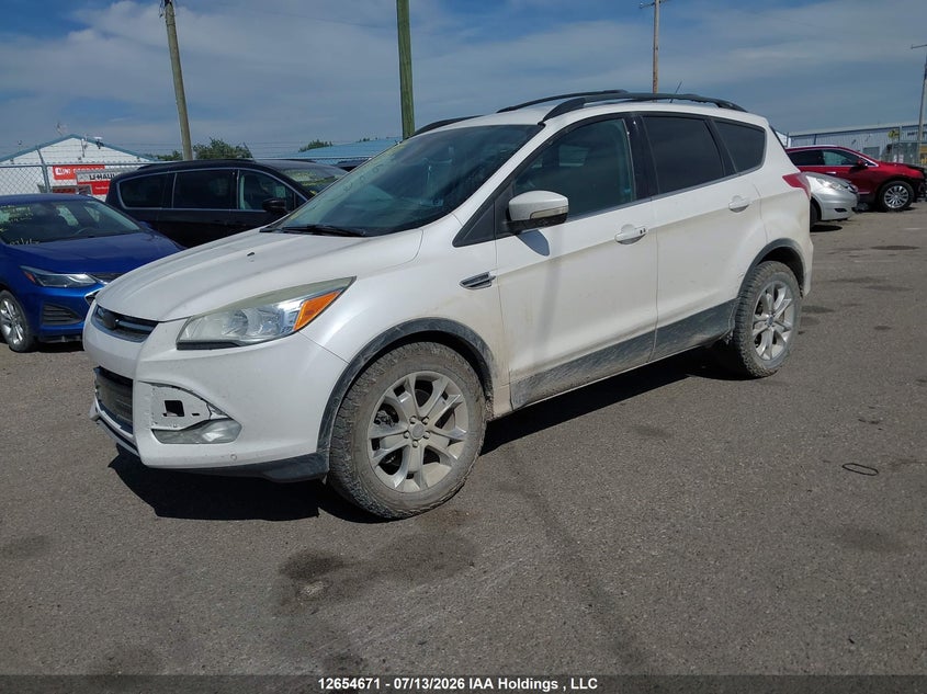 2013 Ford Escape, Удар спереди, IAAI, VIN 1FMCU9H91DUB11241 — фото 2