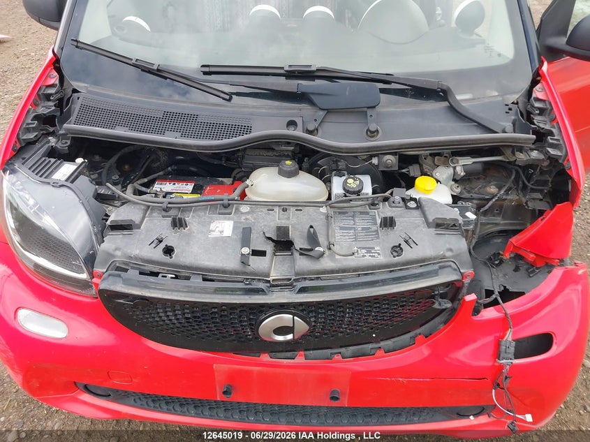 2016 Smart Fortwo Passion/Prime/Pure VIN: WMEFJ5DA8GK126436 Lot: 12645019X