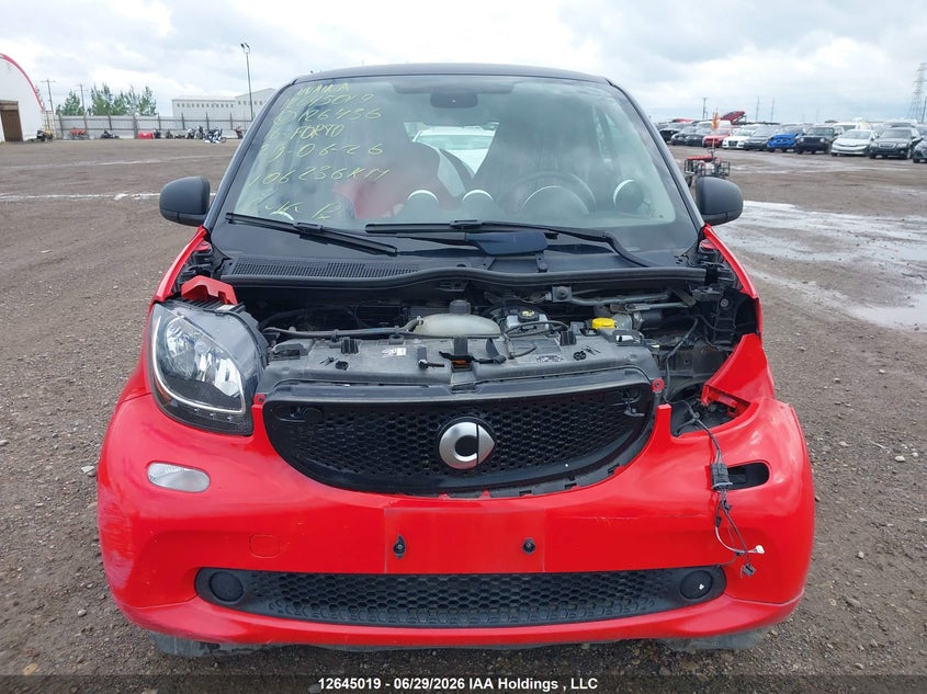 2016 Smart Fortwo Passion/Prime/Pure VIN: WMEFJ5DA8GK126436 Lot: 12645019X