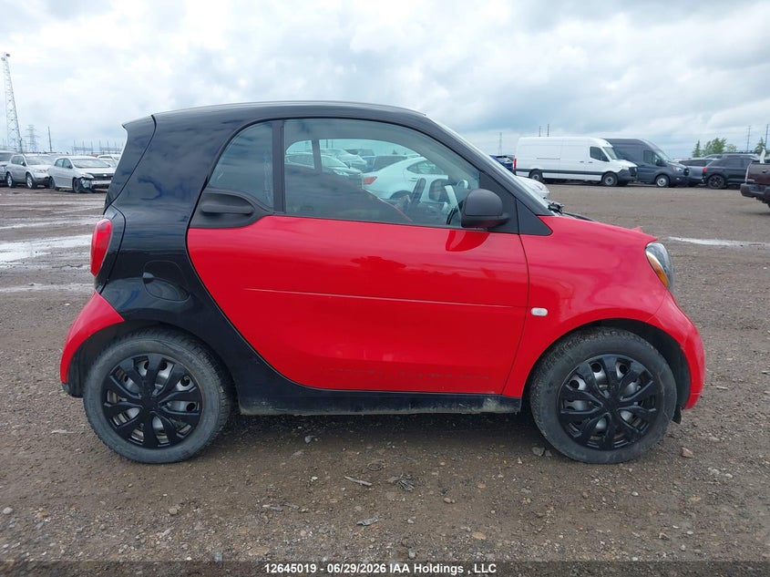 2016 Smart Fortwo Passion/Prime/Pure VIN: WMEFJ5DA8GK126436 Lot: 12645019X
