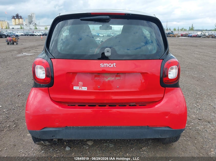 2016 Smart Fortwo Passion/Prime/Pure VIN: WMEFJ5DA8GK126436 Lot: 12645019X