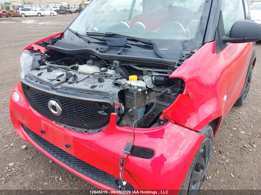 2016 Smart Fortwo Passion/Prime/Pure VIN: WMEFJ5DA8GK126436 Lot: 12645019X