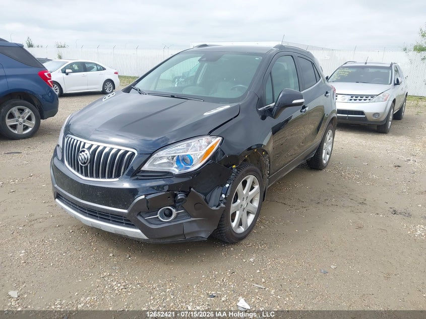 2015 Buick Encore, Удар спереди, IAAI, VIN KL4CJHSB9FB150414 — фото 2