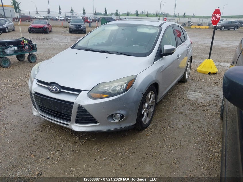 Vin: 1fadp3n27el261209, lot: 3061110, ford focus titanium 20142