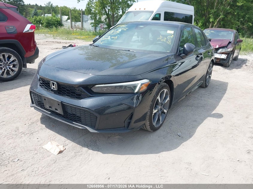 2025 Honda Civic, Rear, IAAI, VIN 2HGFE4F81SH008446 — photo 2