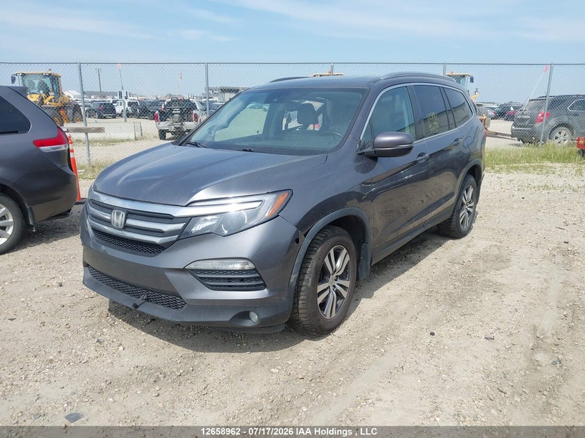 2016 Honda Pilot, Правый бок, IAAI, VIN 5FNYF6H72GB508780 — фото 2