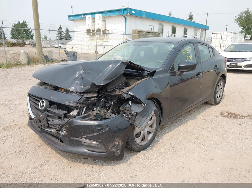 Vin: jm1bn1u76h1149008, lot: 3061215, mazda 3 20172