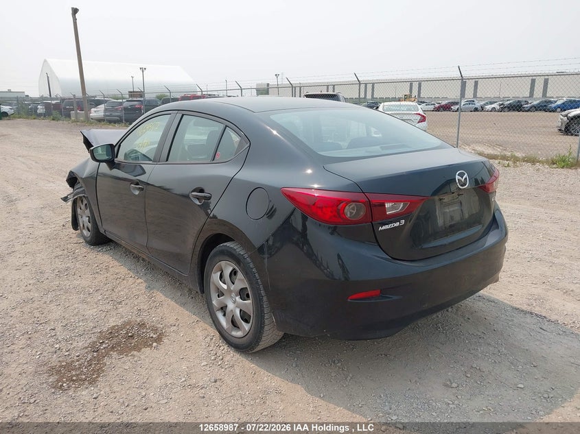 Vin: jm1bn1u76h1149008, lot: 3061215, mazda 3 20173