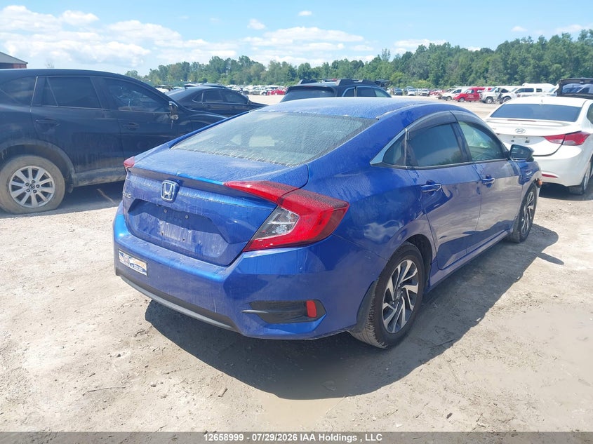 Vin: 2hgfc2f83jh012927, lot: 3061227, honda civic ex 20184