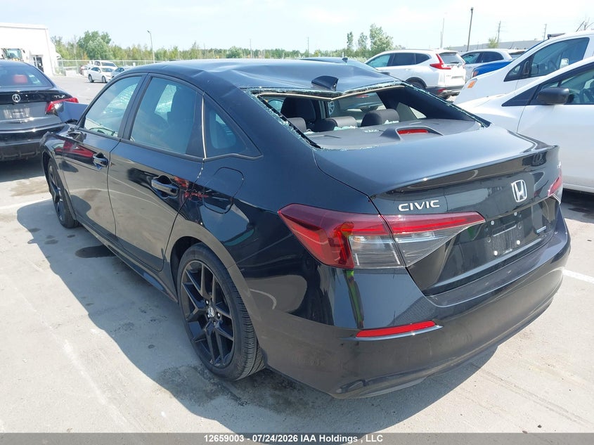 Vin: 2hgfe4f81sh006941, lot: 3061231, honda civic 20253